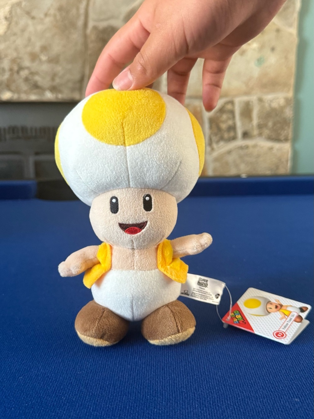 Nintendo Yellow & White Toad Plush - Soft Character Toy